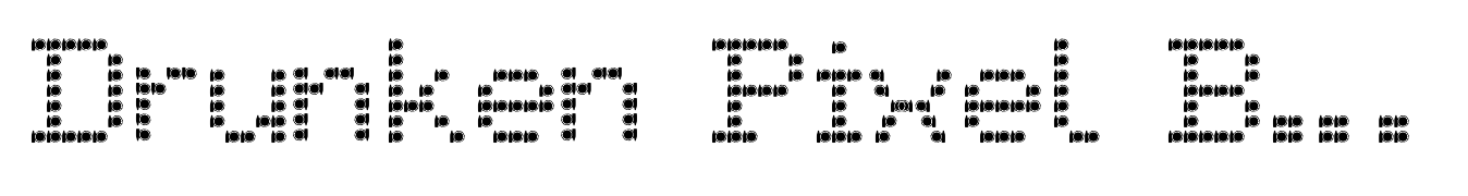 Drunken Pixel BC Slab Serif